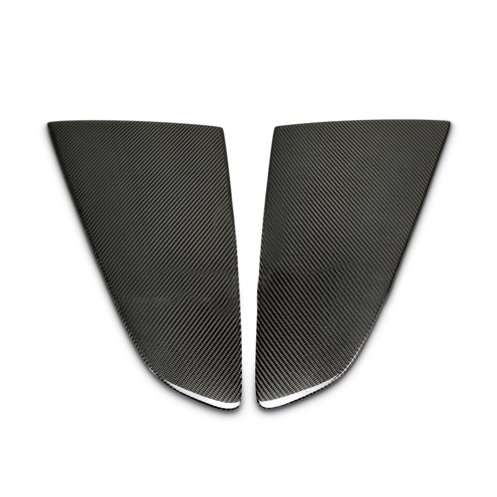 2015-2023 Ford Mustang Type -F Carbon Fiber Louvers Flat by Anderson Composites