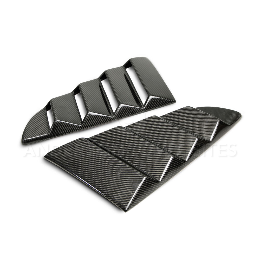 2015-2023 Ford Mustang Type-V Carbon Fiber Louvers Vented by Anderson Composites