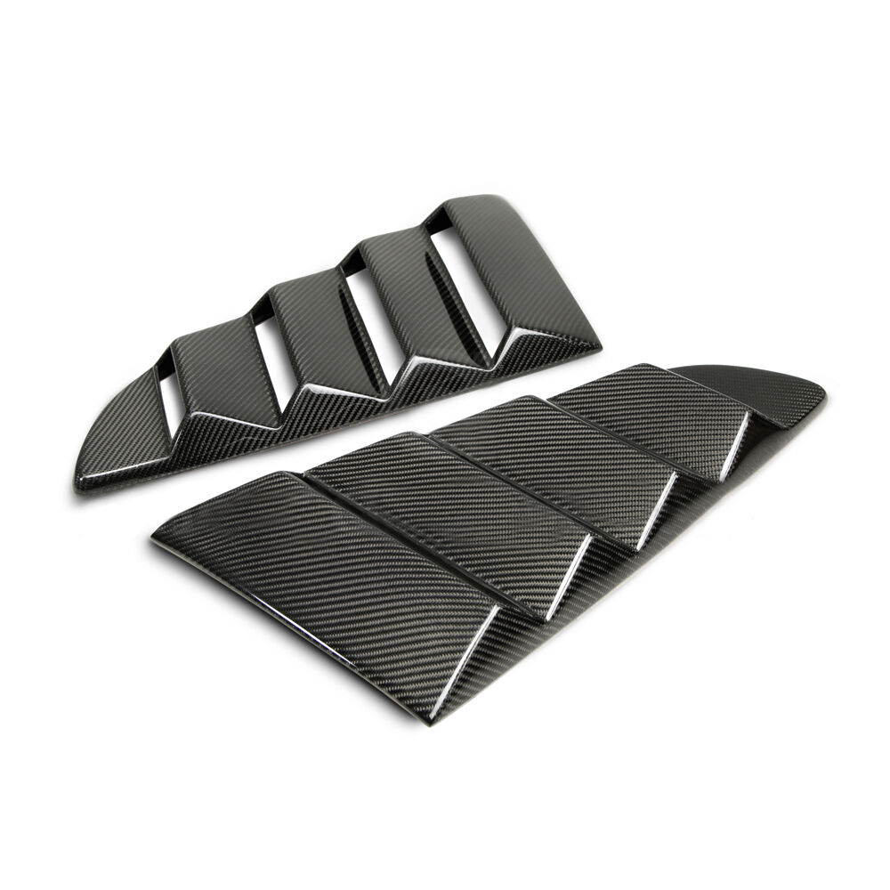 2015-2023 Ford Mustang Type-V Carbon Fiber Louvers Vented by Anderson Composites