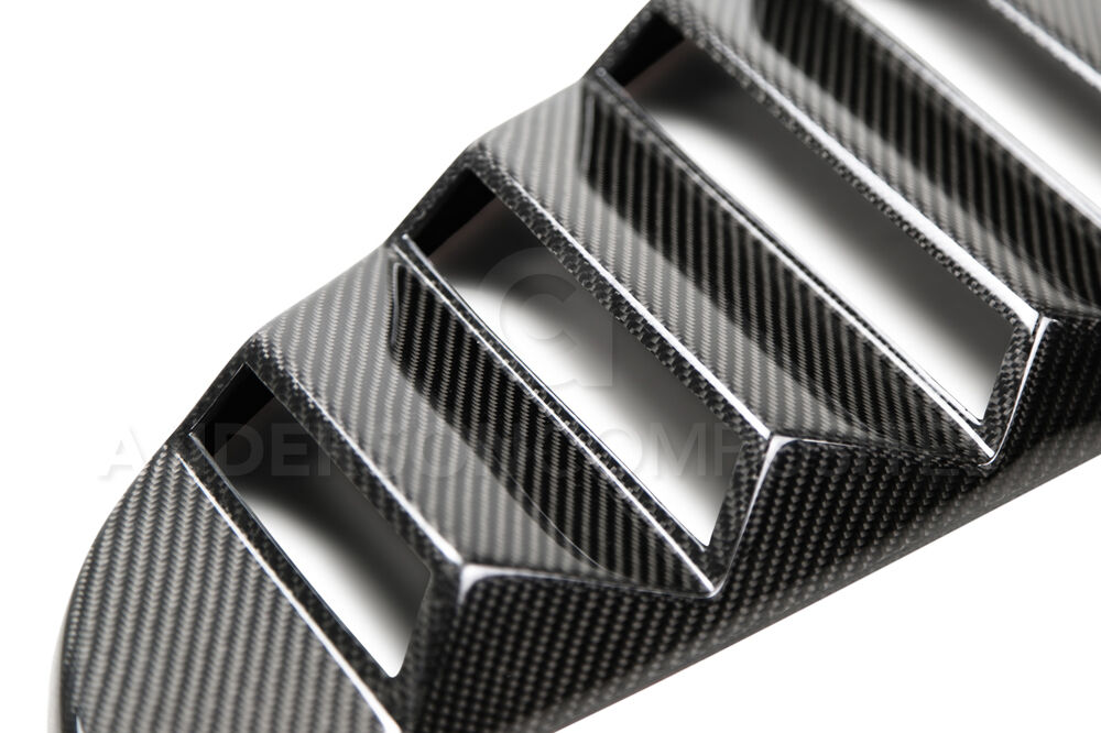 2015-2023 Ford Mustang Type-V Carbon Fiber Louvers Vented by Anderson Composites
