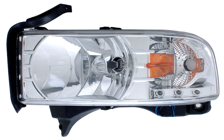 1994-2001 Dodge Ram Euro Crystal Headlights Chrome LED - 02-AZ-DR94-1-C-A