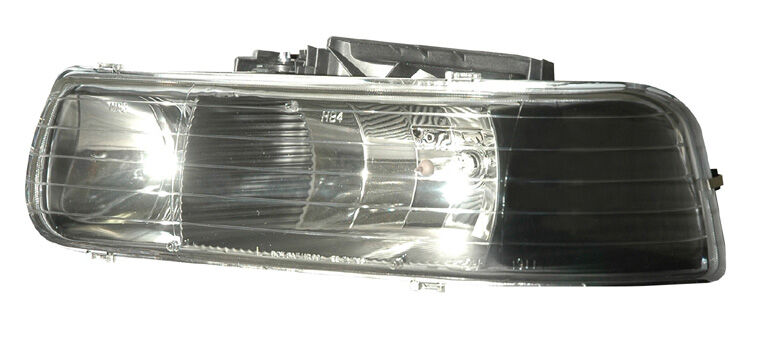 1999-2002 Chevy Silverado JDM Black Euro Headlights - 02-AZ-CL99-B