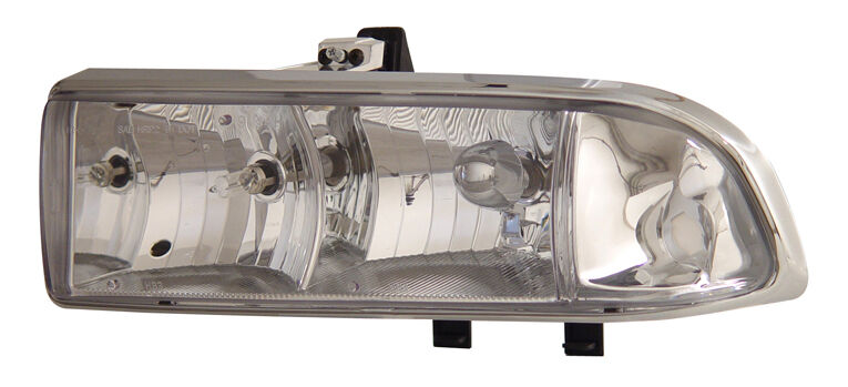 1998-2004 Chevrolet S10 Chrome Euro Headlights - 02-AZ-CS98-C