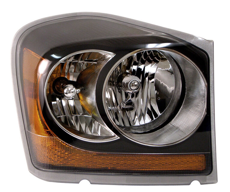 2004-2006 Dodge Durango JDM Black Euro Headlights - 02-AZ-DU04-B-A