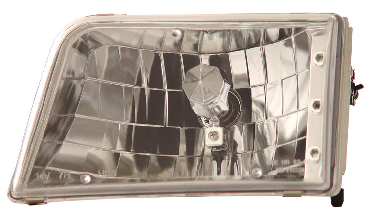 1993-1997 Ford Ranger Chrome Euro Headlights - 02-AZ-FR93-C
