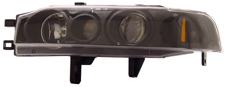 1990-1993 Honda Accord JDM Black Projector Headlights - 02-AZ-HA90-PBC-A