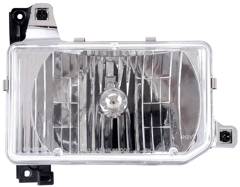 1986-1997 Nissan Hardbody Chrome Euro Headlights - 02-AZ-NH88-C