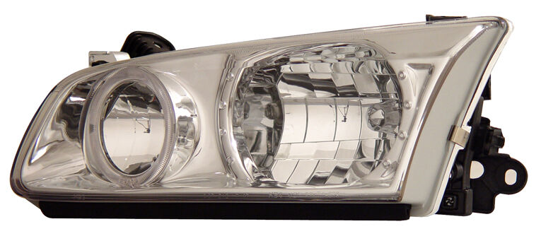 2000-2001 Toyota Camry Chrome Euro Headlights w/ Halo - 02-AZ-TM00-C-RIM