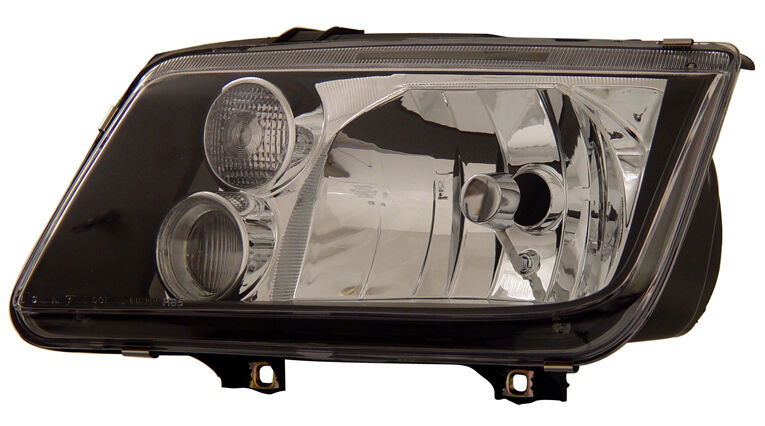 1999-2005 VW Jetta IV Black Euro Headlights - 02-AZ-VJ99-B