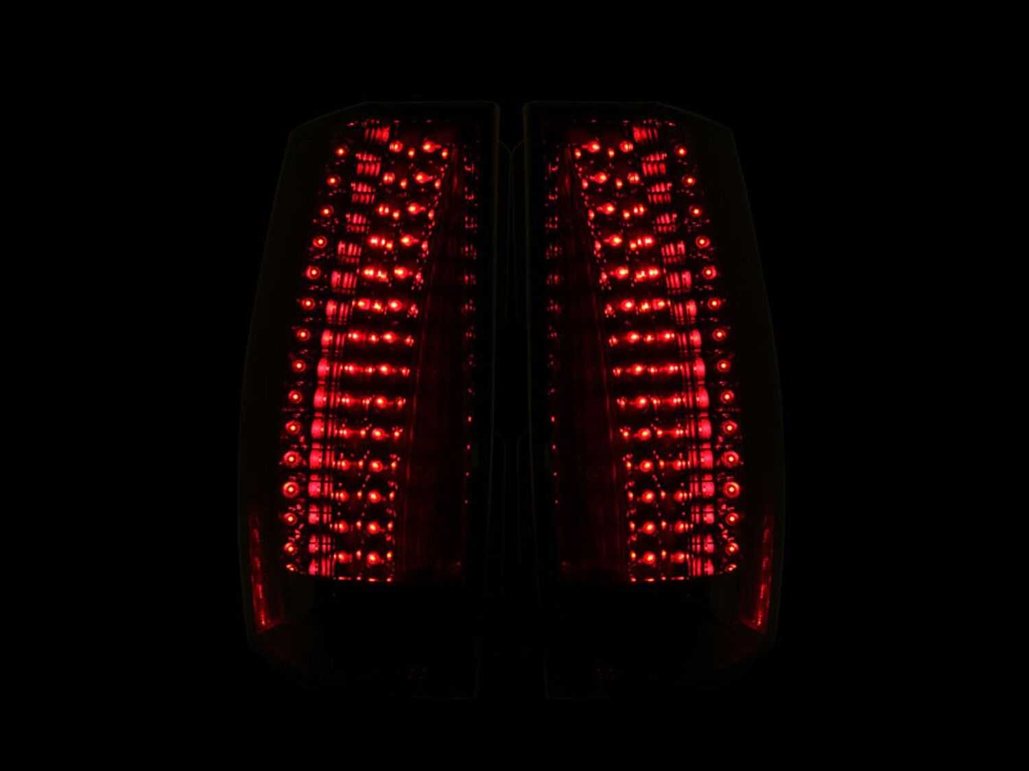 2007-2011 Cadillac Escalade LED Tail Lights Chrome