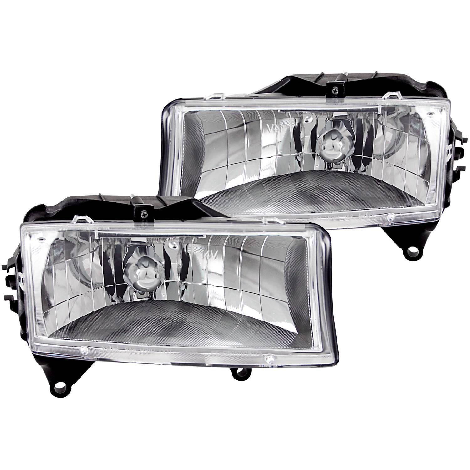 1997-2004 Dodge Dakota/Durango Anzo Crystal Headlights Chrome - 111021
