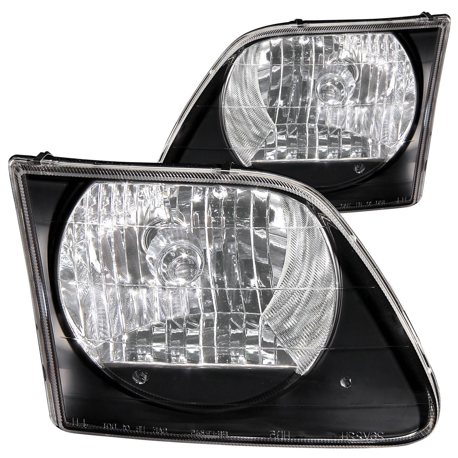 1997-2003 Ford Expedition/F-150 Anzo Crystal Headlights Black G2 - 111083