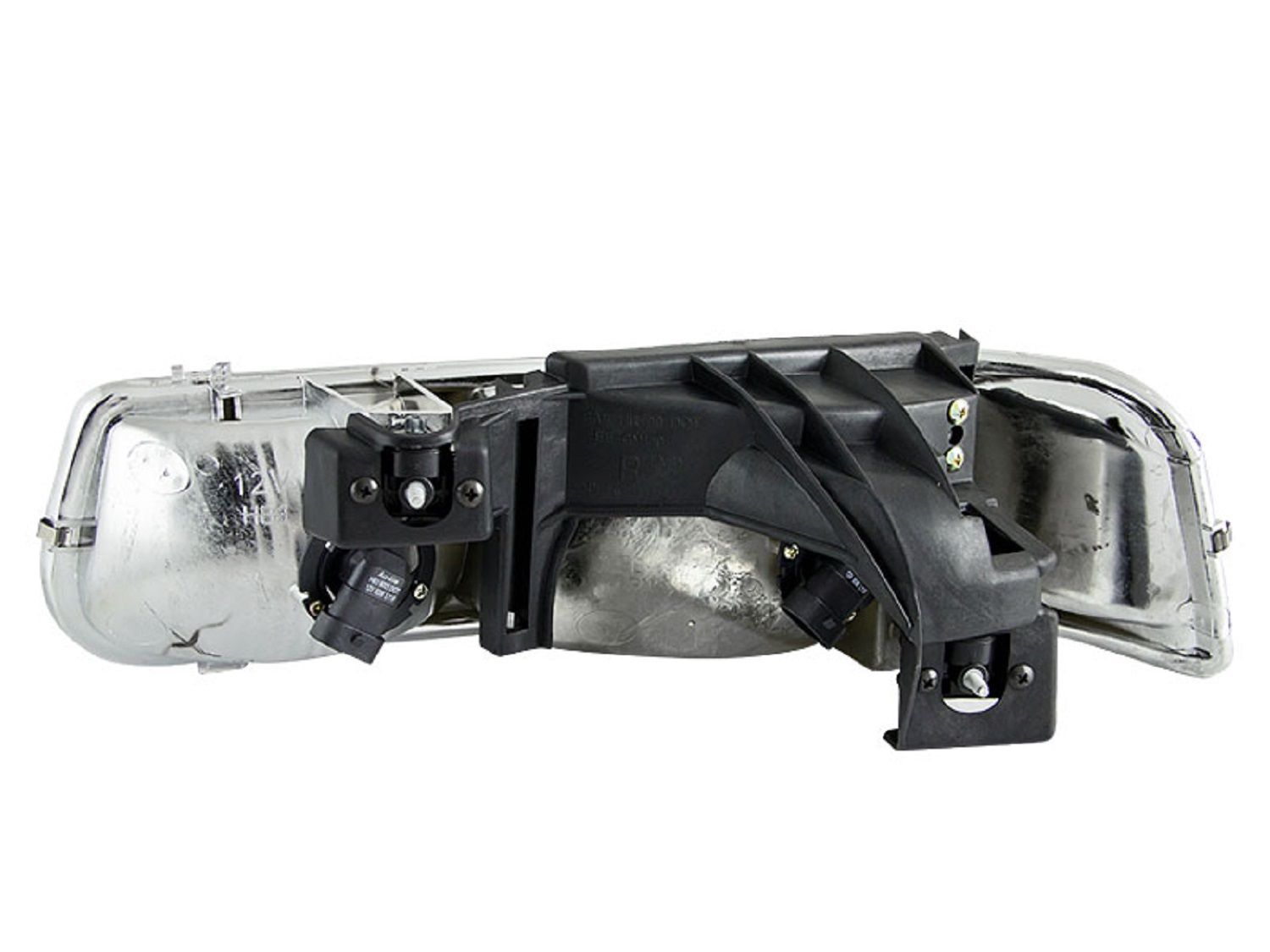 2000-2006 Chevrolet Silverado 1500/2500/3500/Suburban/Tahoe Anzo Crystal Headlights Black