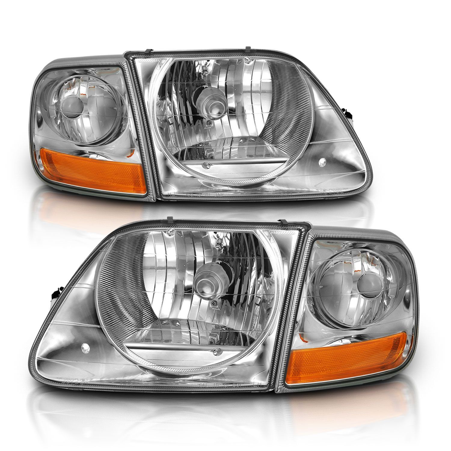 1997-2003 Ford F-150 Anzo Crystal Headlight G2 Clear With Parking Light - 111438