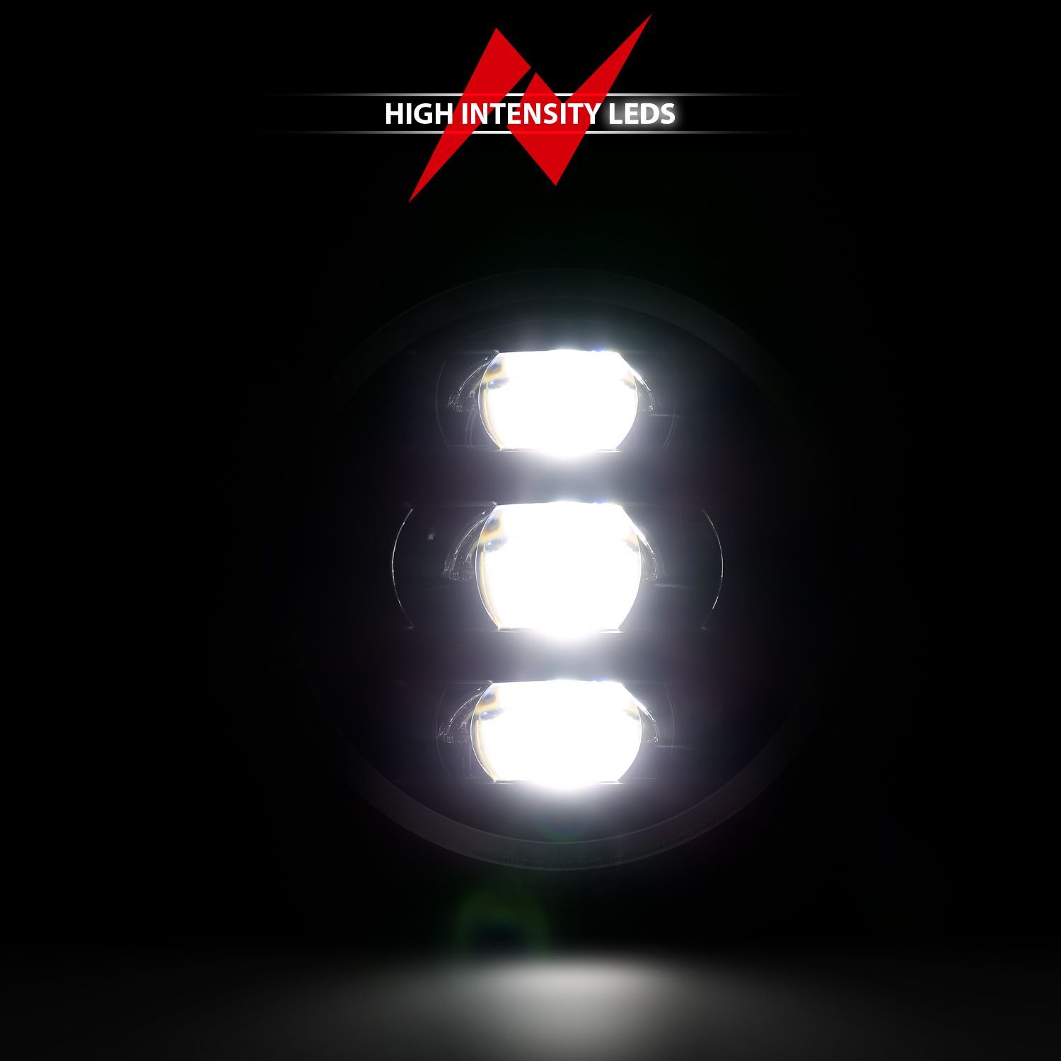 2018-2023 Jeep Gladiator/Wrangler JL Anzo LED Projector H.L Black