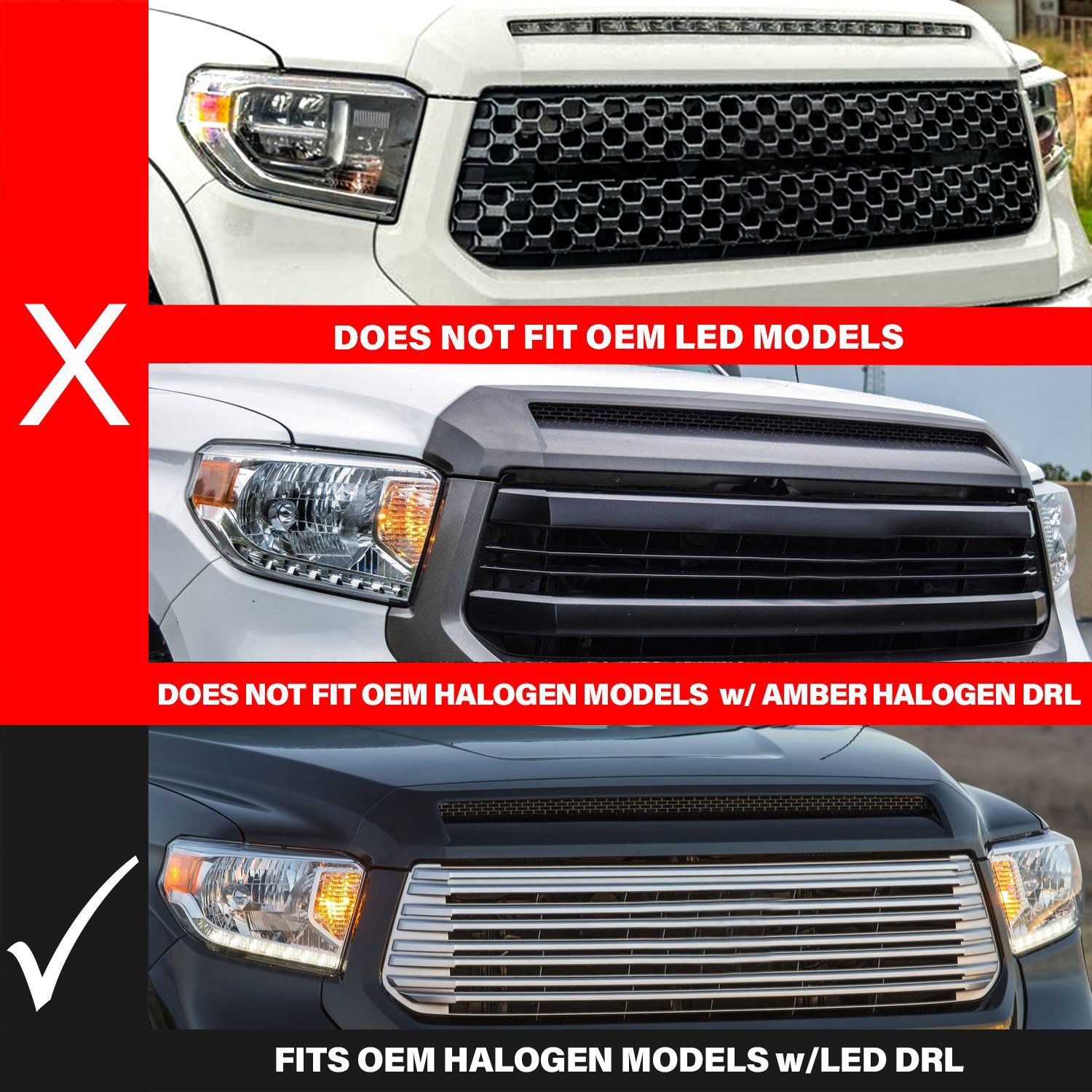 2018-2021 Toyota Tundra Anzo LED Crystal Headlights W/ Switchback Chrome Housing W/ DRL