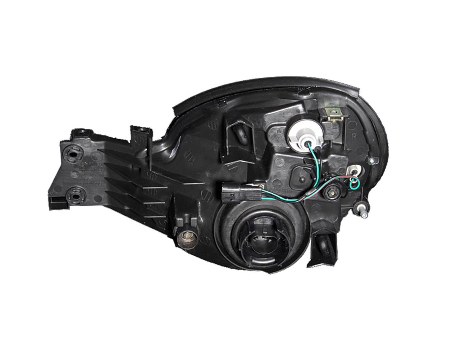 2002-2003 Subaru Impreza Anzo Crystal Headlights Black