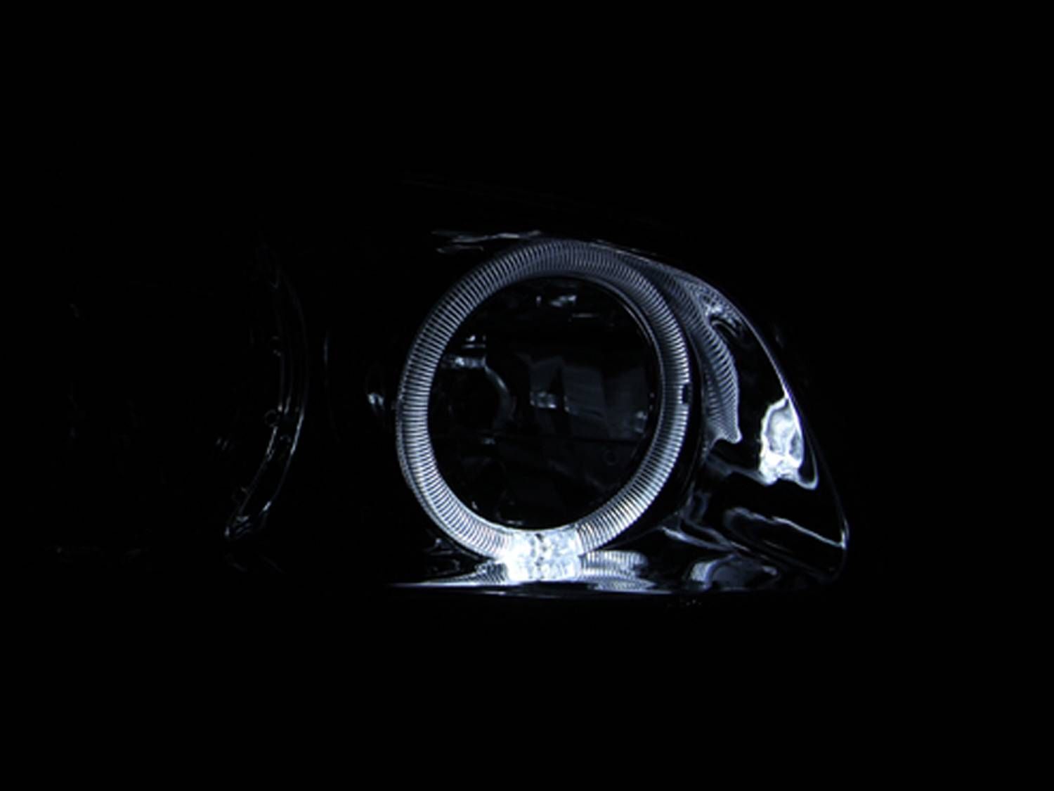 2000-2001 Toyota Camry 4DR Anzo Crystal Headlights W/ Halo Chrome