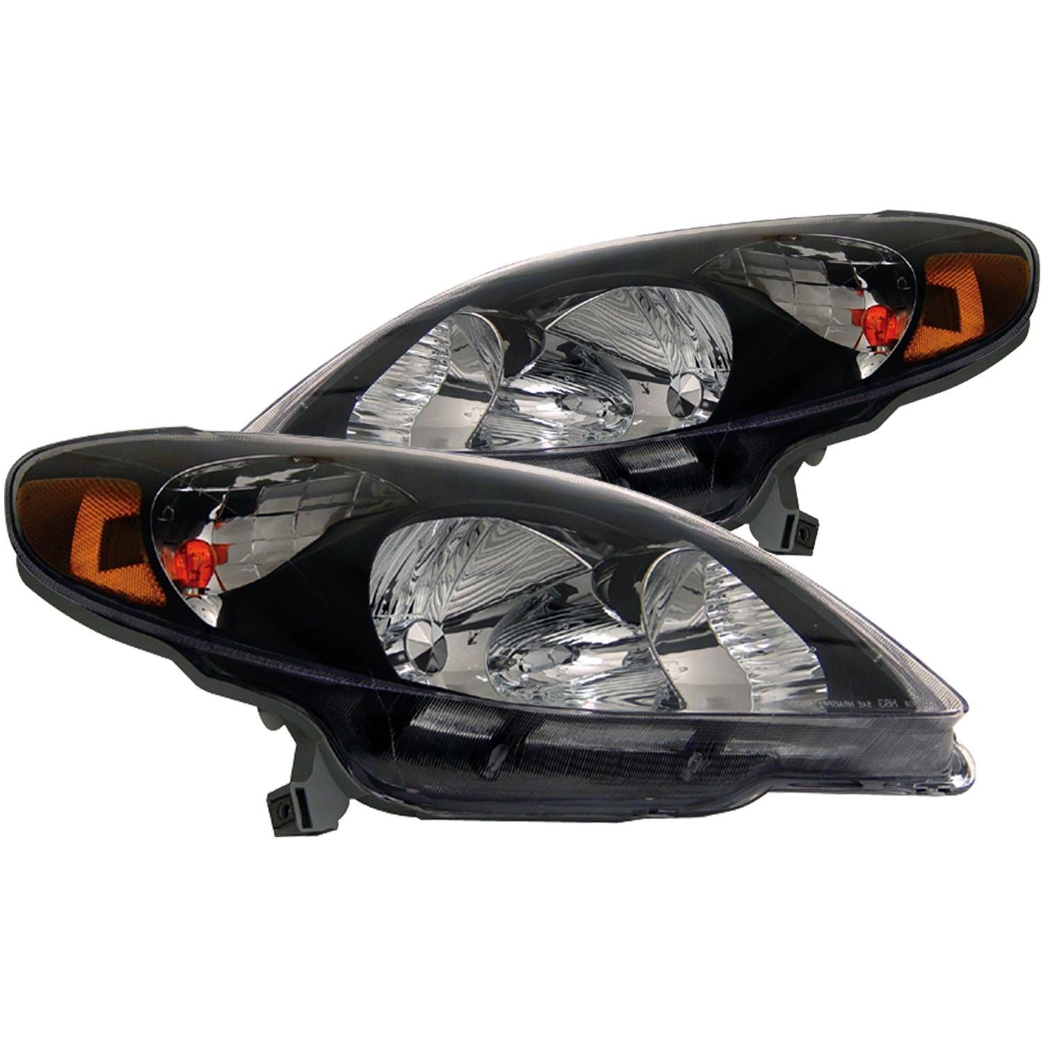 2003-2008 Toyota Matrix Anzo Crystal Headlights Black - 121133