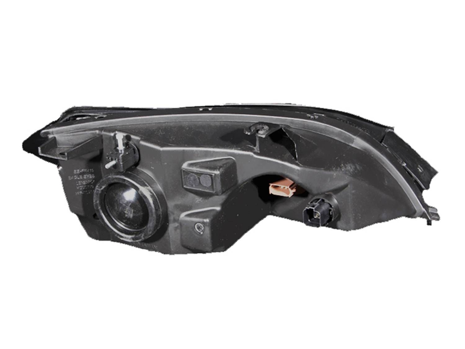 2005-2007 Ford Focus ZX3/ZX4/ZX5 Anzo Crystal Headlights Black