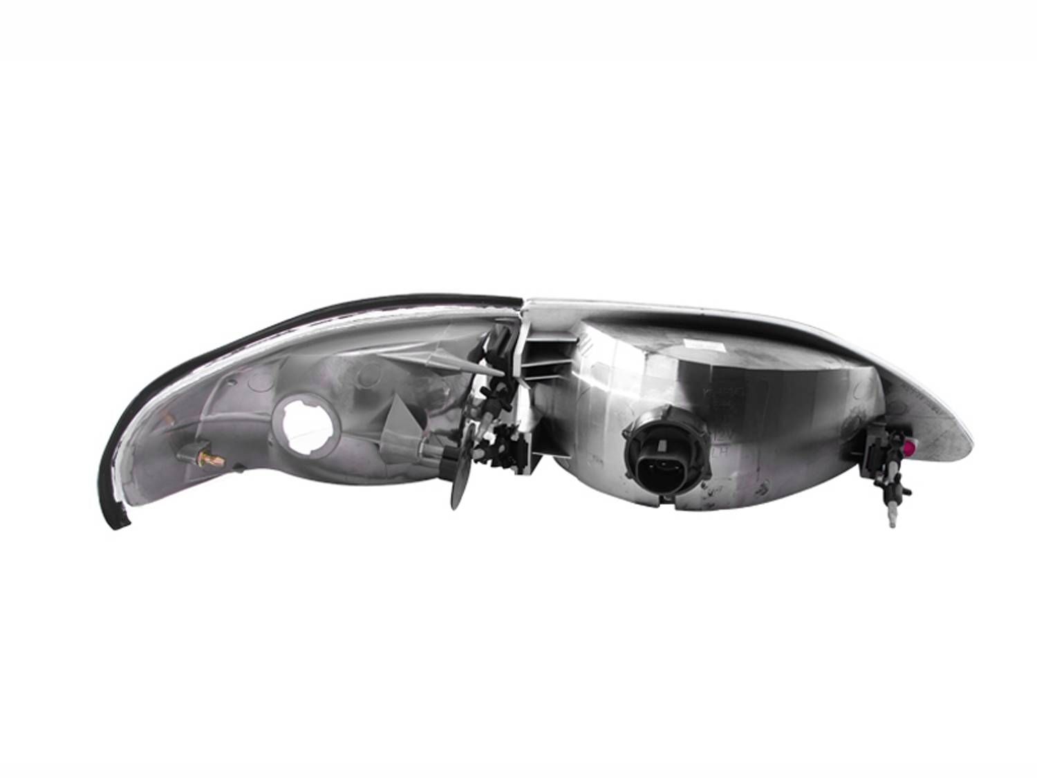 1994-1998 Ford Mustang Anzo Crystal Headlights Chrome