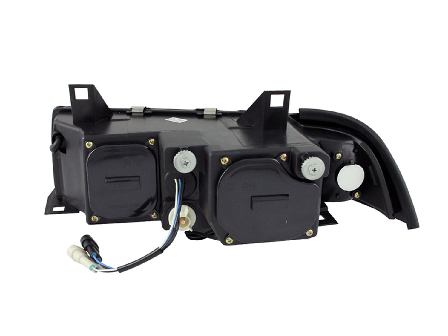 1992-1998 BMW 3-Series E36 4DR Anzo Projector Headlights W/ Halo Black G2 1 Pc