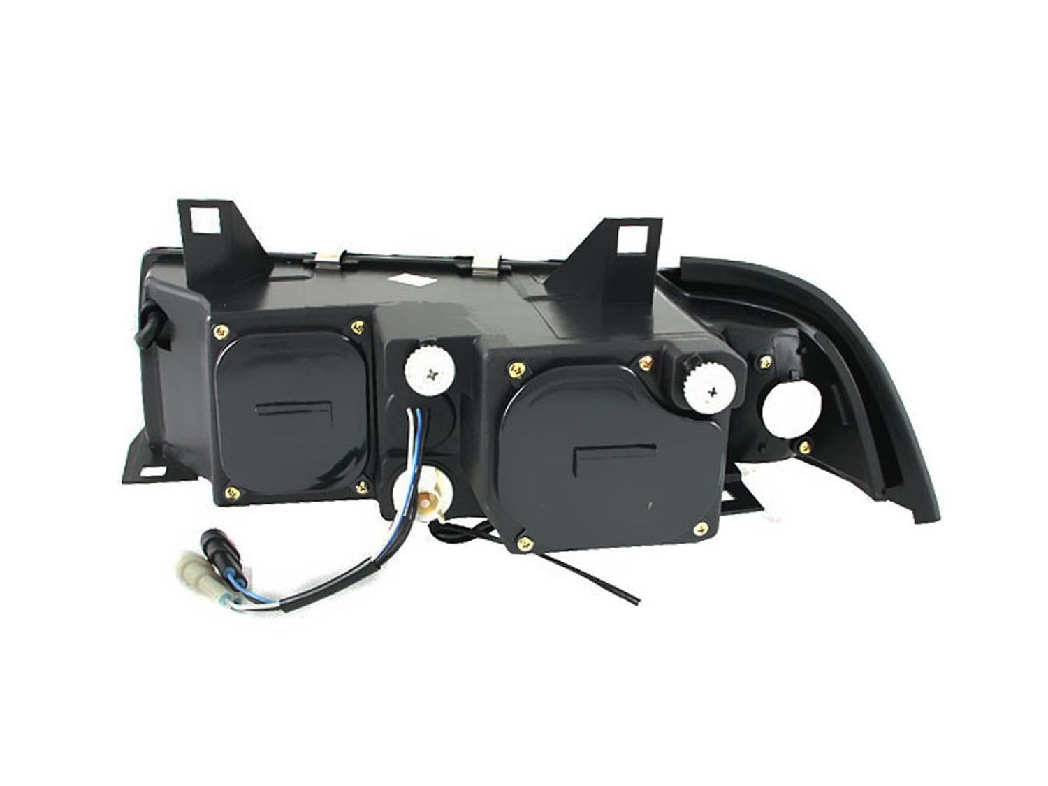 1992-1998 BMW 3-Series E36 4DR Anzo Projector Headlights W/ Halo Chrome G2 1 Pc