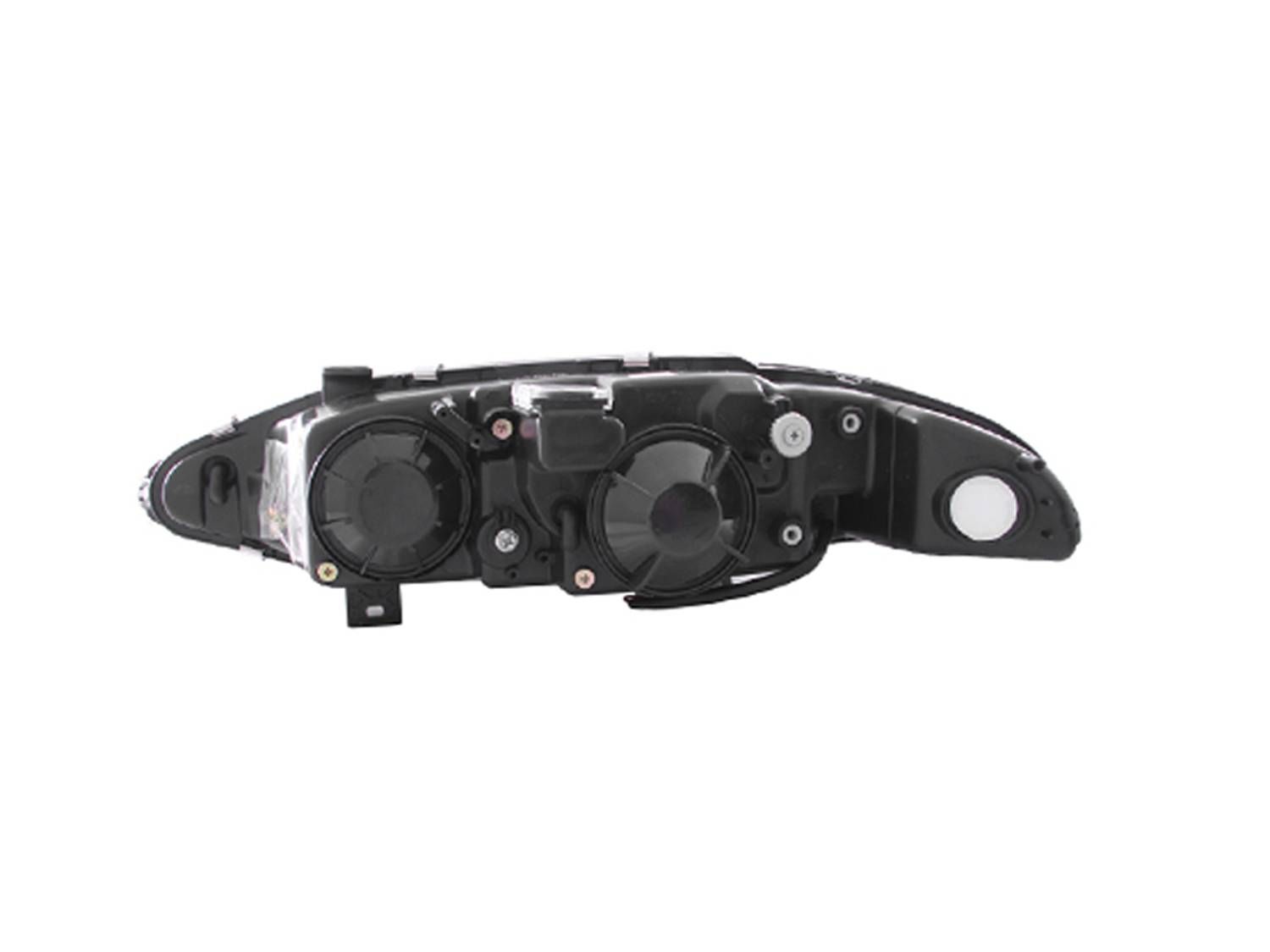 1997-1999 Mitsubishi Eclipse Anzo Projector Headlights W/ Halo Black G2