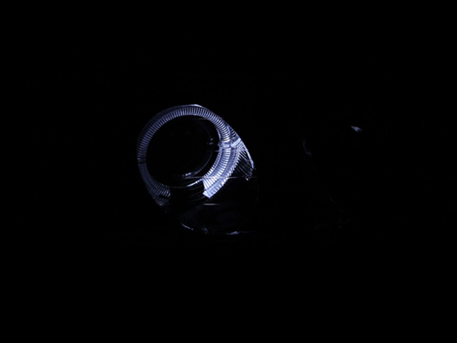 1997-1999 Mitsubishi Eclipse Anzo Projector Headlights W/ Halo Black G2