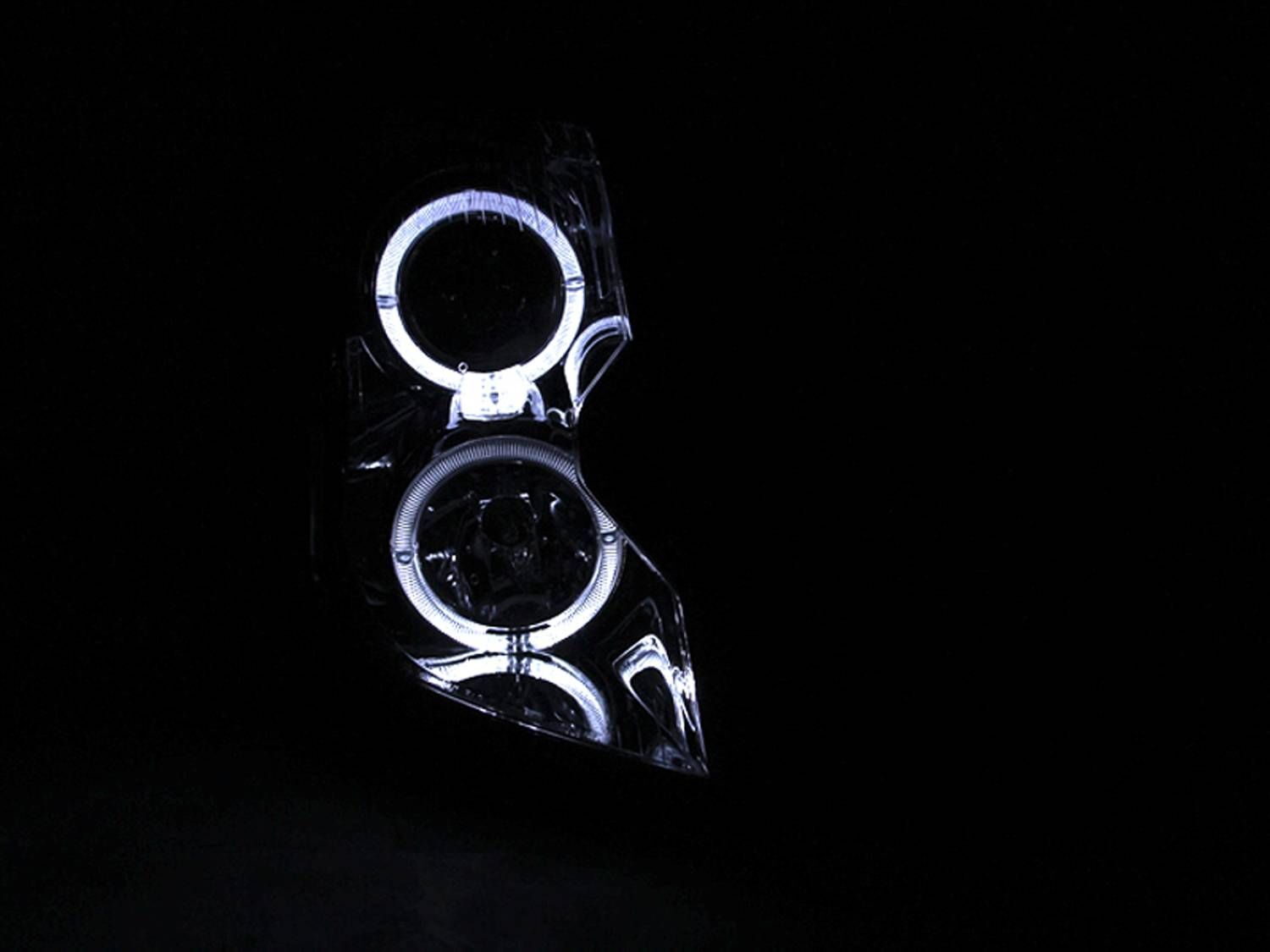 2003-2007 Cadillac CTS Anzo Projector Headlights W/ Halo Chrome