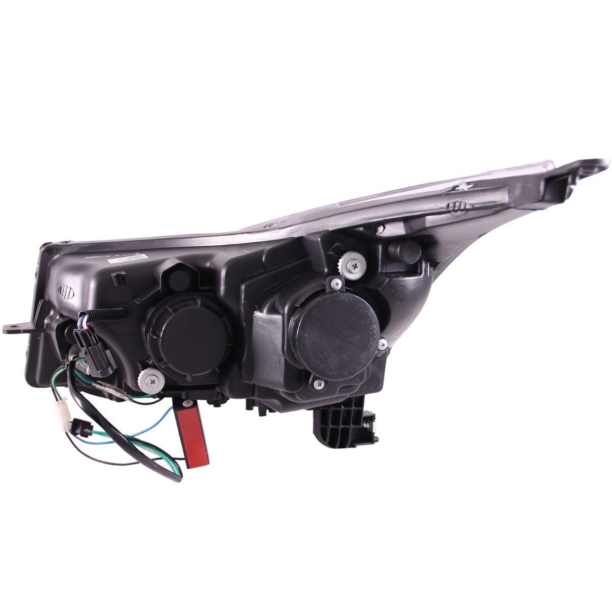 2011-2015 Chevrolet Cruze Anzo Projector Headlights W/ U-Bar Black