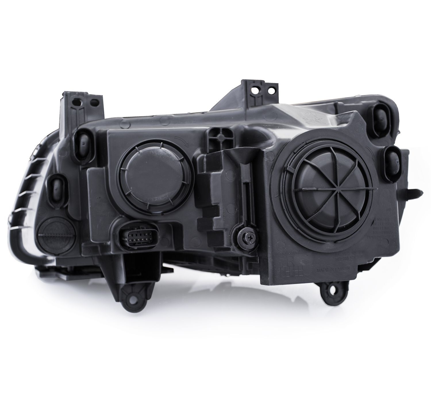 2011-2014 Chrysler 300 Anzo Projector Headlights W/ Plank Style Design Black