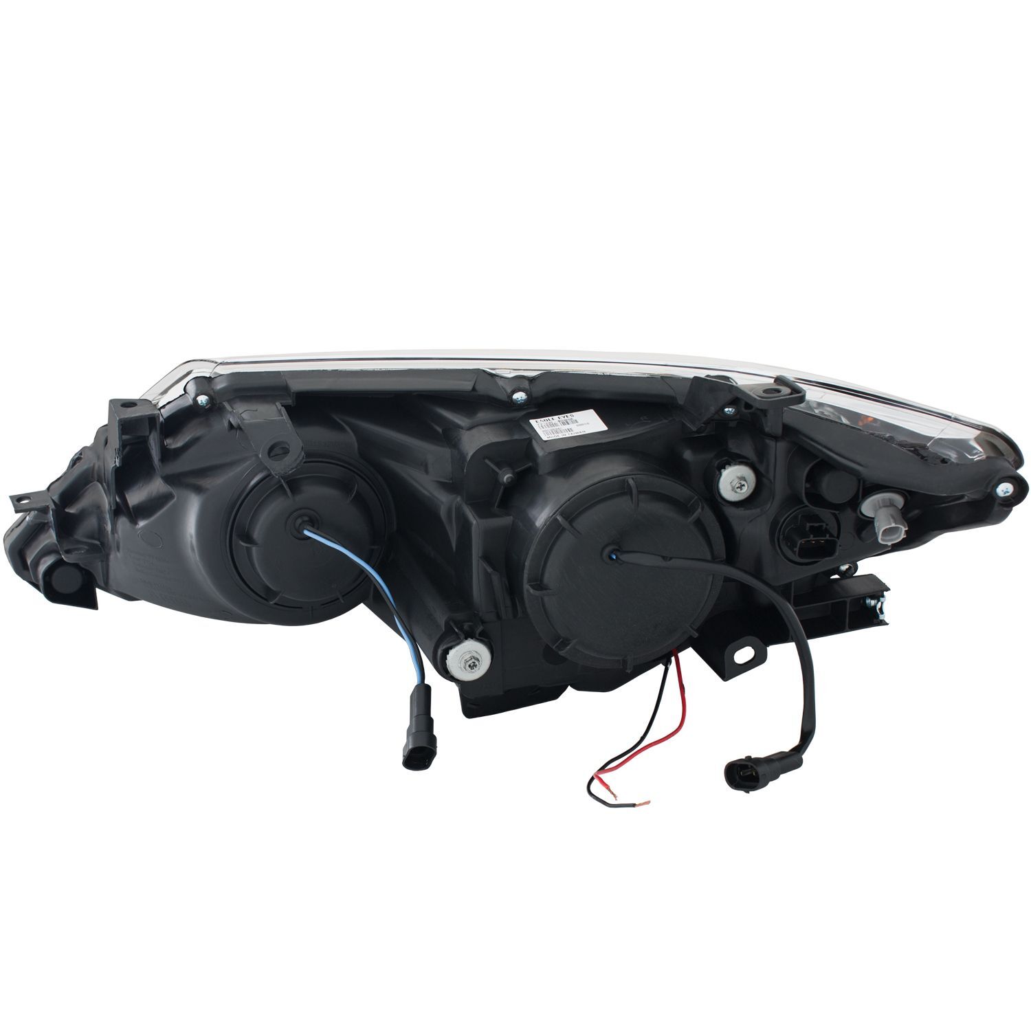 2012-2013 Toyota Camry Anzo Projector Headlights W/ Halo Black