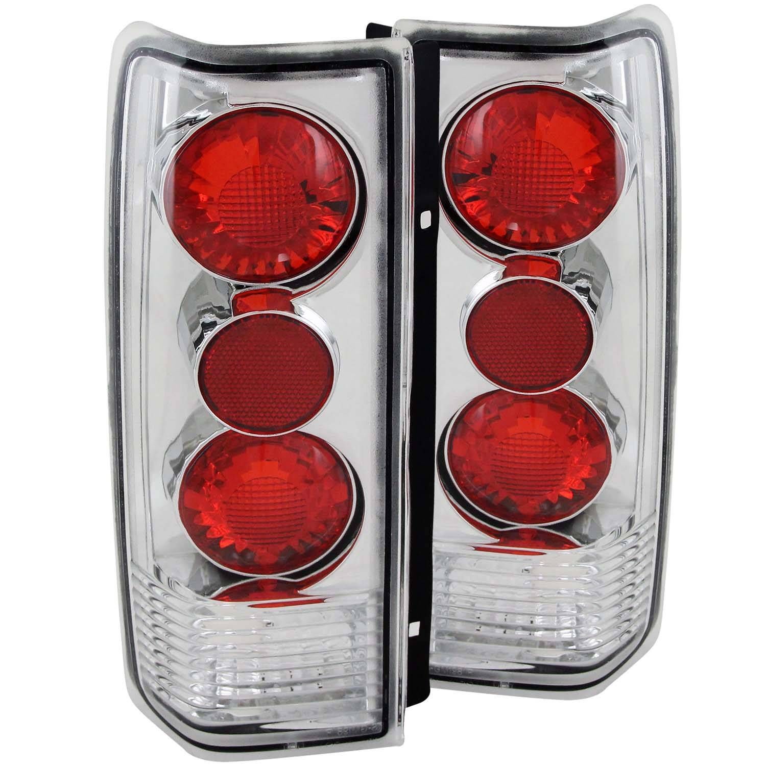 1985-2005 GMC Astro Anzo Tail Lights Chrome G2 - 211001