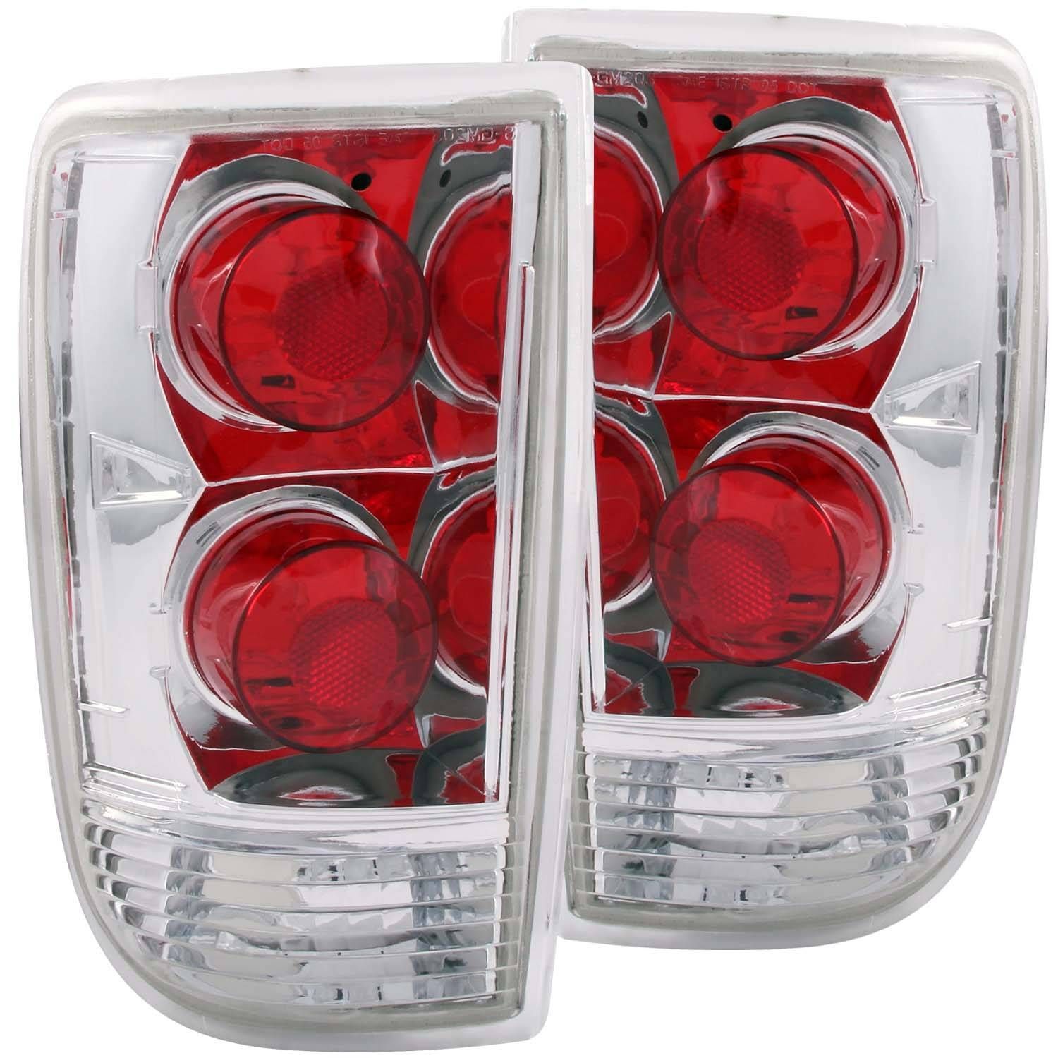 1995-2005 Chevrolet Blazer Anzo Tail Lights Chrome - 211004
