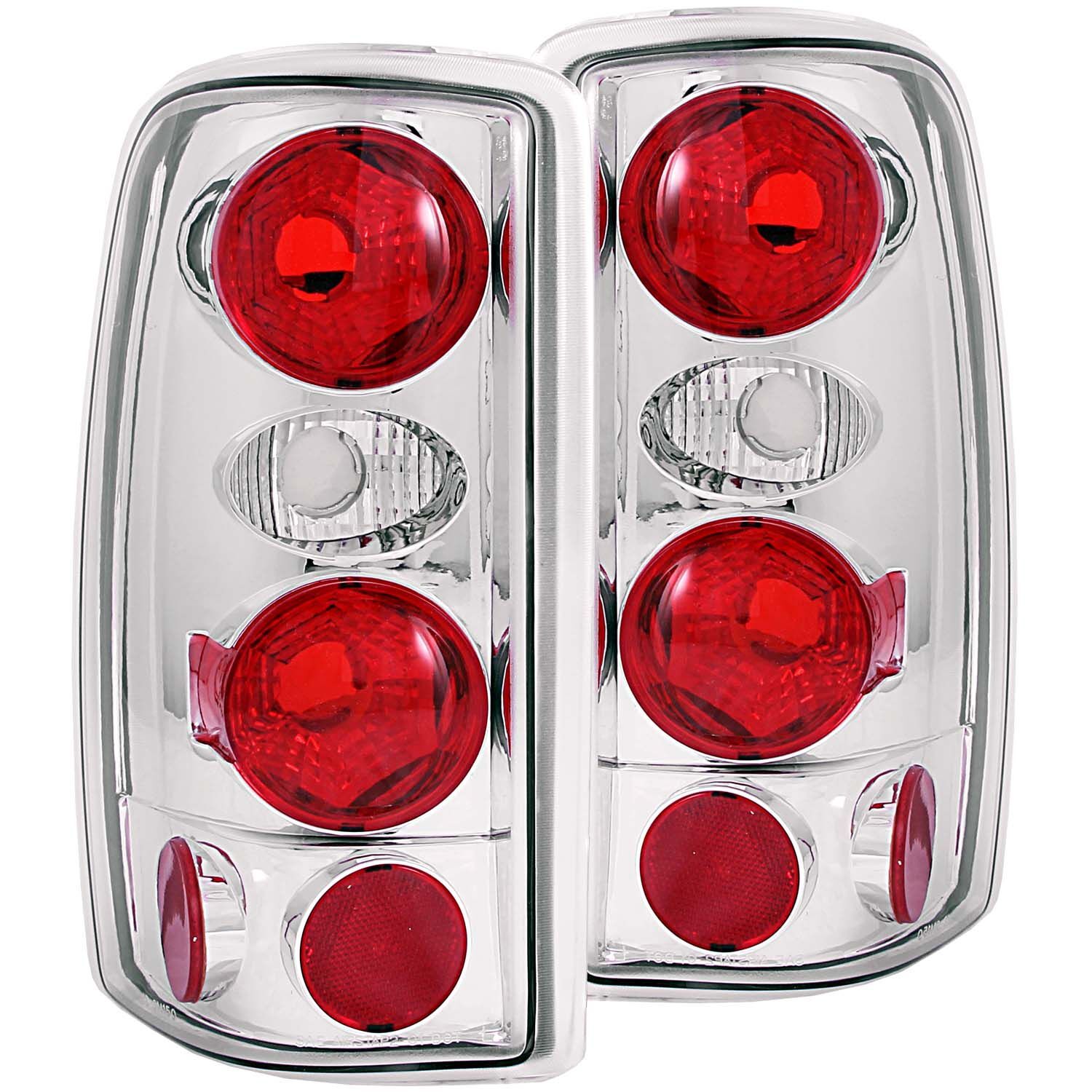 2000-2006 GMC Suburban/Tahoe Anzo Tail Lights Chrome - 211008