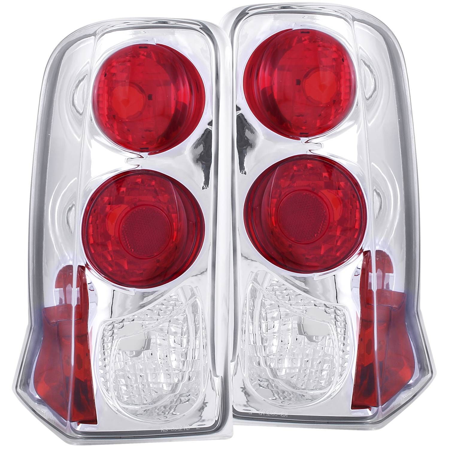 2002-2006 Cadillac Escalade/Escalade ESV Anzo Tail Lights Chrome - 211011