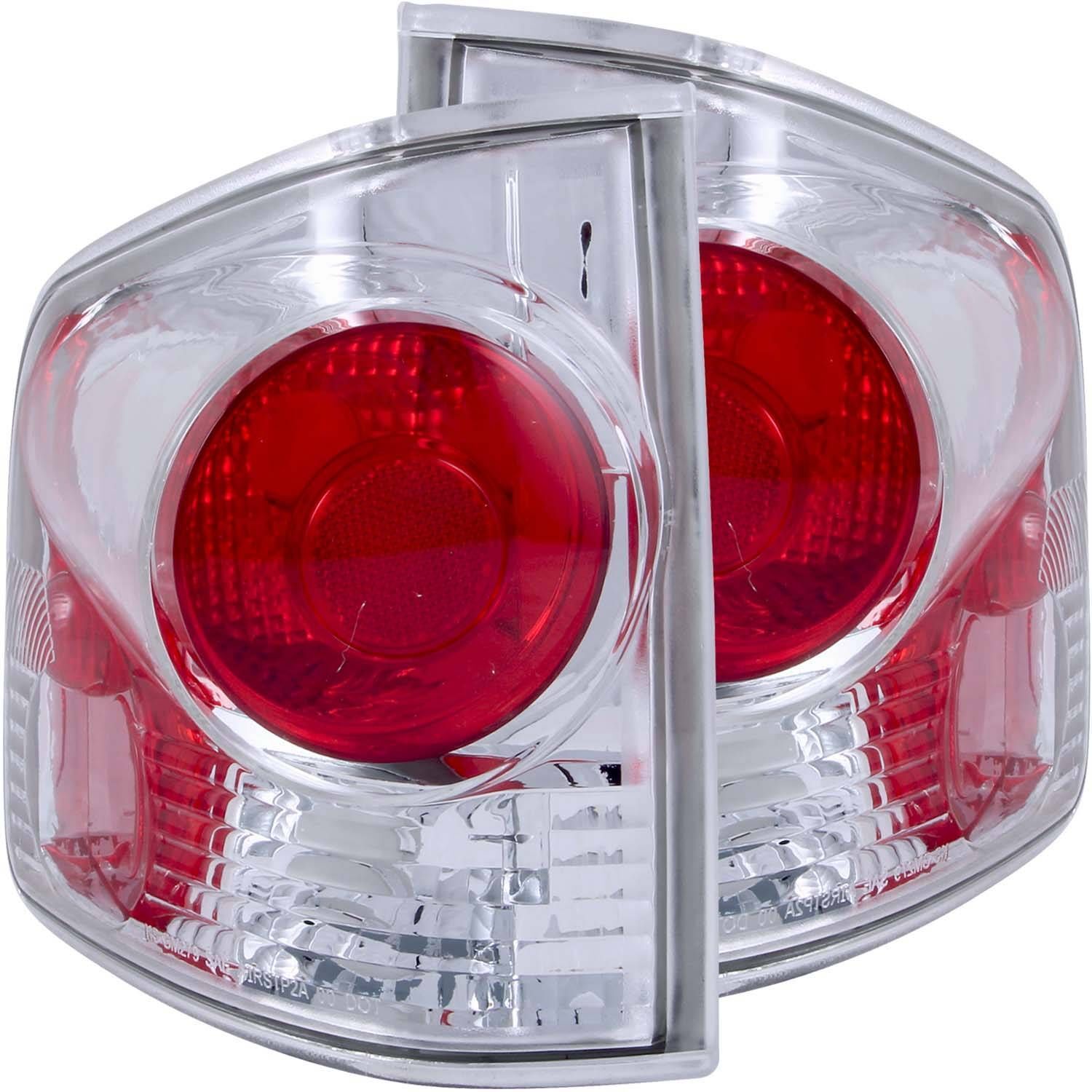 1994-2004 GMC S-10 Anzo Tail Lights Chrome 3D Style - 211032