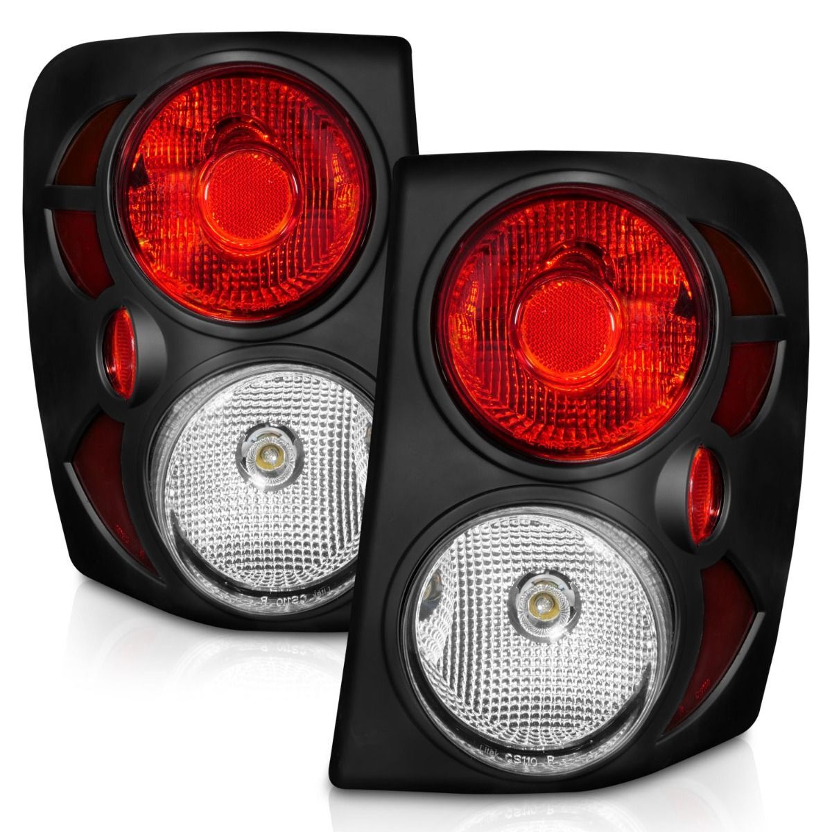 1999-2003 Jeep Grand Cherokee Anzo Tail Lights Black