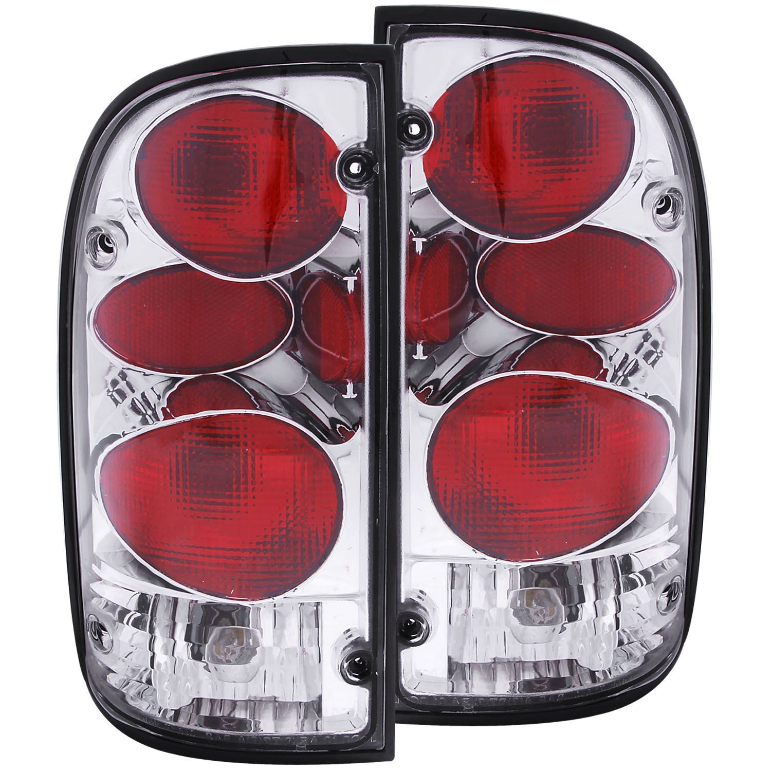 1995-2000 Toyota Tacoma Anzo Tail Lights Chrome - 211127
