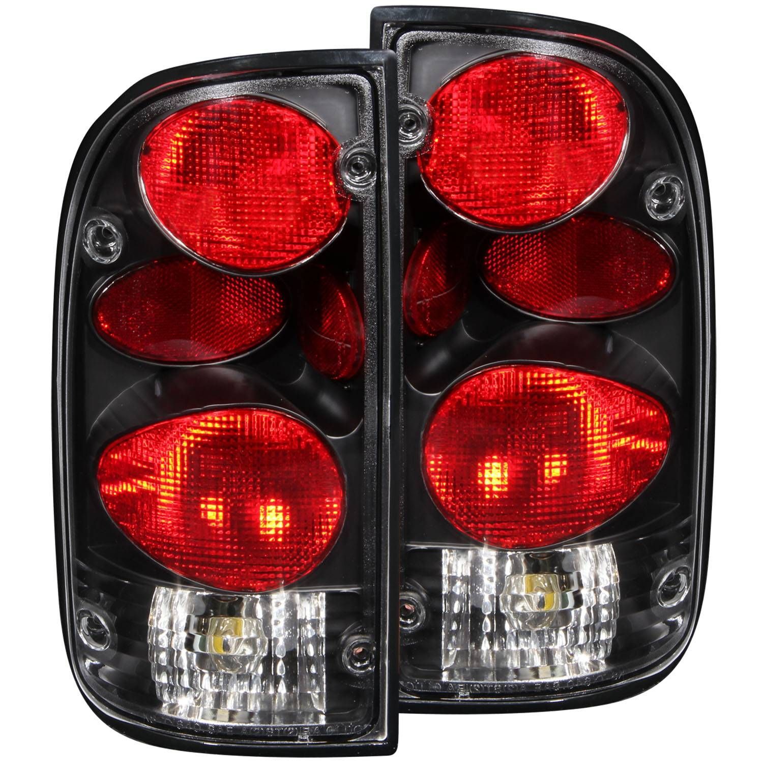 1995-2000 Toyota Tacoma Anzo Tail Lights Black - 211129