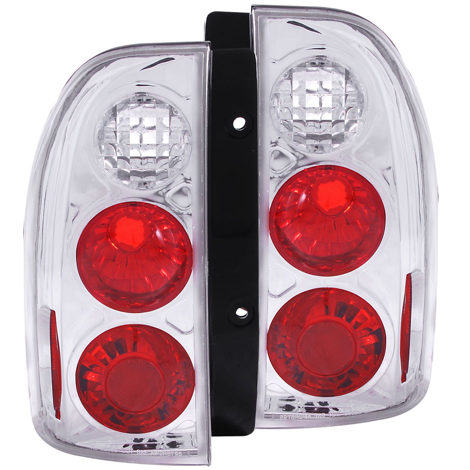 2001-2004 Suzuki Grand Vitara Anzo Tail Lights Chrome - 211135