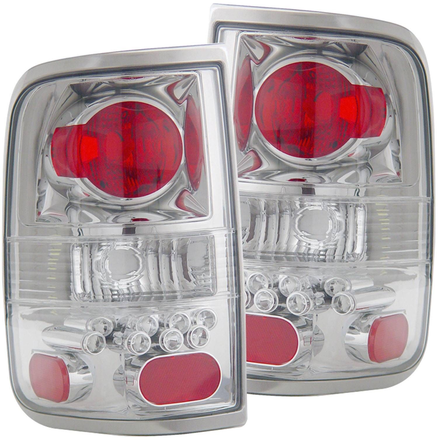 2004-2008 Ford F-150 Anzo Tail Lights Chrome - 211138