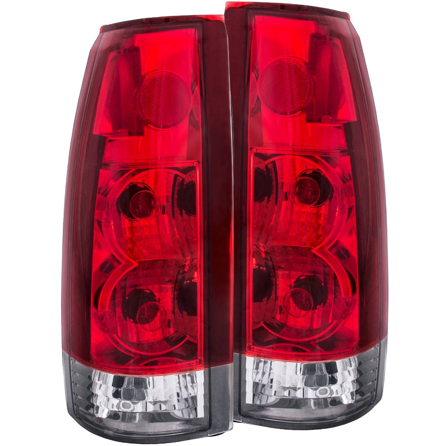 1988-2000 GMC Escalade Anzo Tail Lights Red/Clear - New Gen - 211140