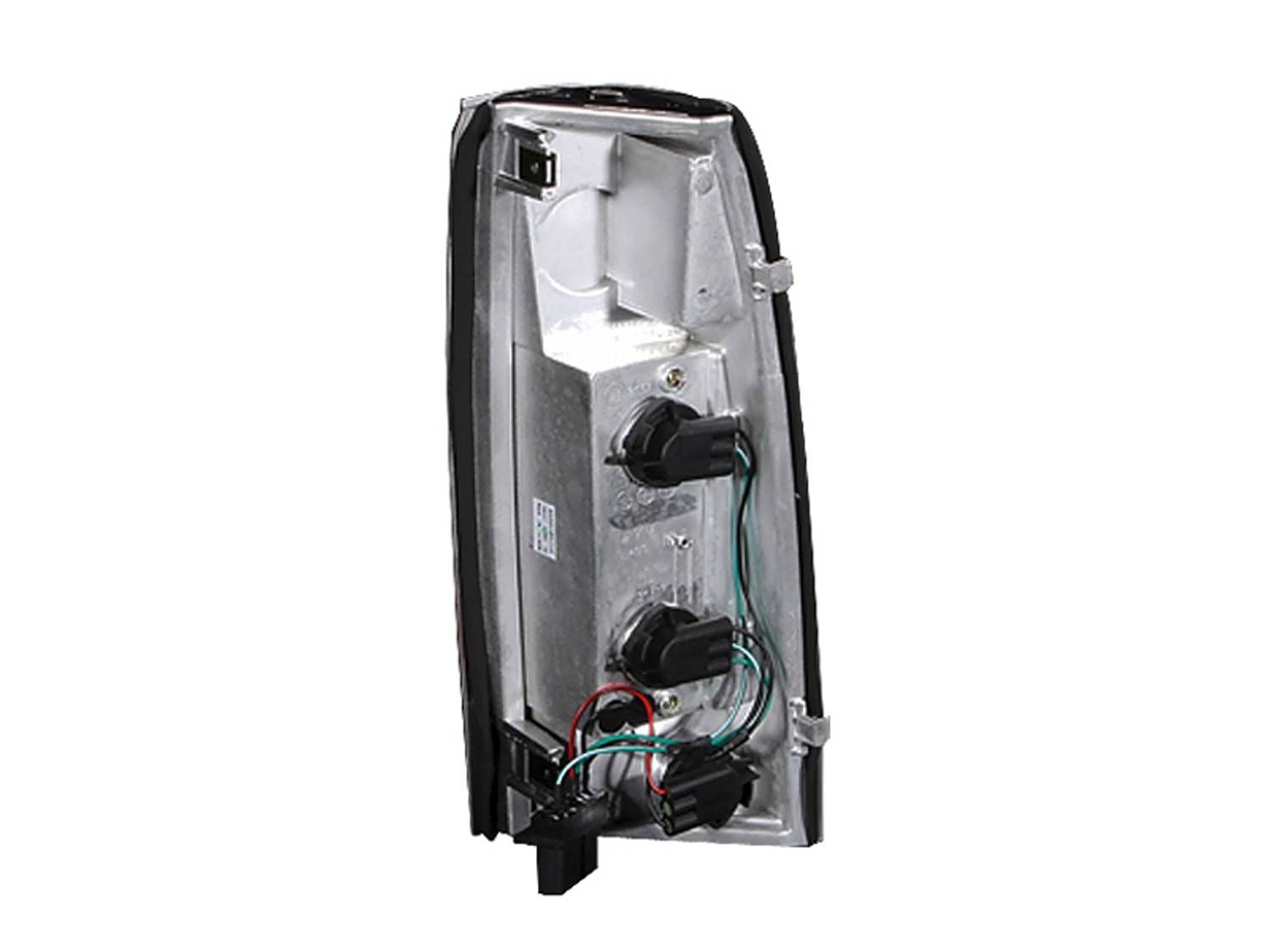 1988-2000 GMC Escalade Anzo Tail Lights Black - New Gen