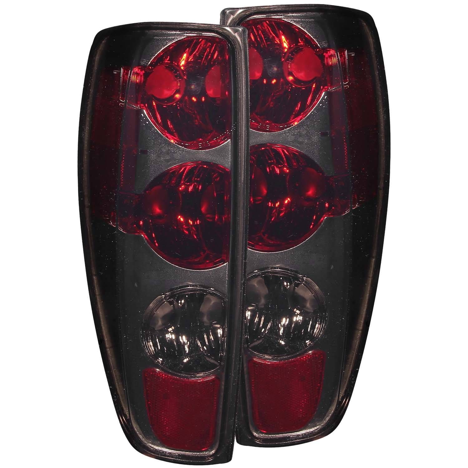 2004-2012 GMC Colorado Anzo Tail Lights Red/Smoke - 211152