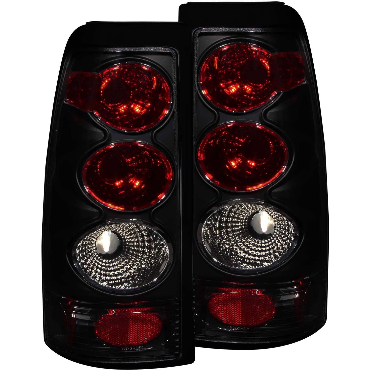 1999-2006 GMC Silverado 1500/2500/3500 Anzo Tail Lights Dark Smoke - 211160