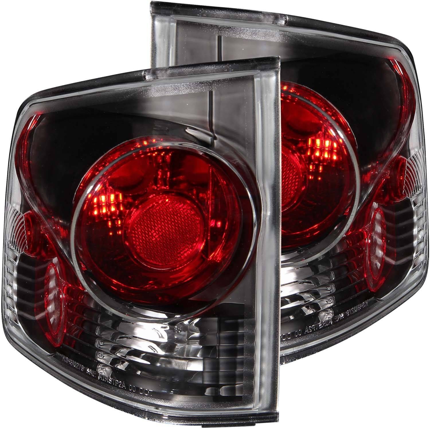 1994-2004 GMC S-10 Anzo Tail Lights Dark Smoke 3D Style - 211165