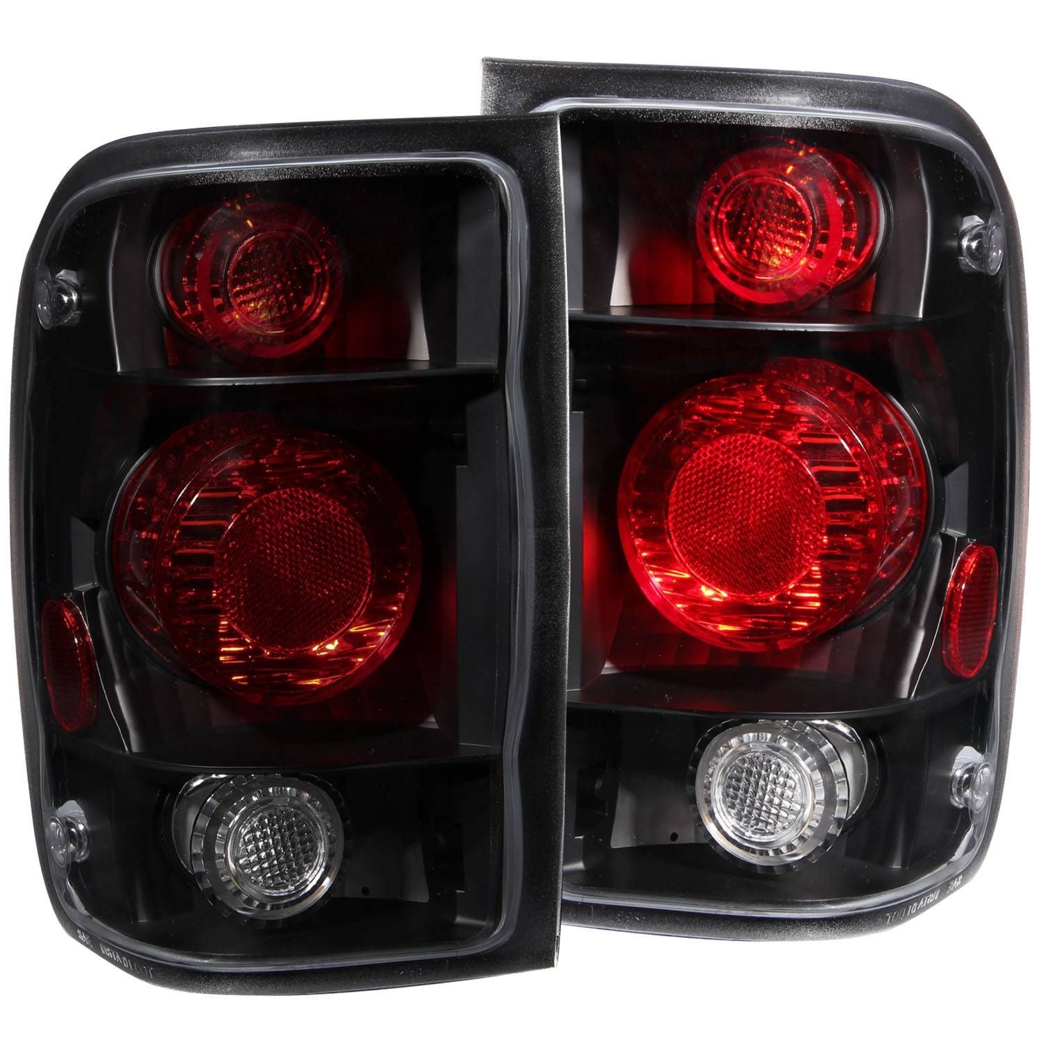 1998-2000 Ford Ranger Anzo Tail Lights Dark Smoke G2 - 211178
