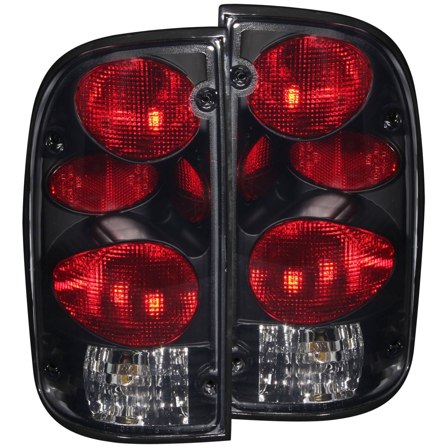 1995-2000 Toyota Tacoma Anzo Tail Lights Dark Smoke G2 - 211180